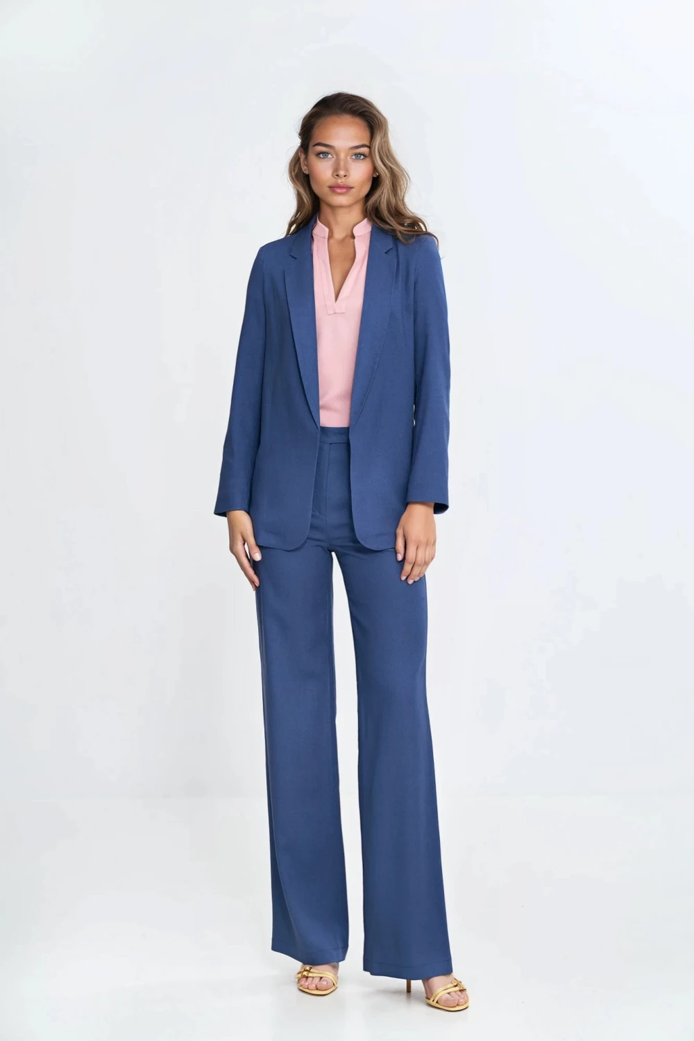 Elegantna jakna Nife 211792, modra