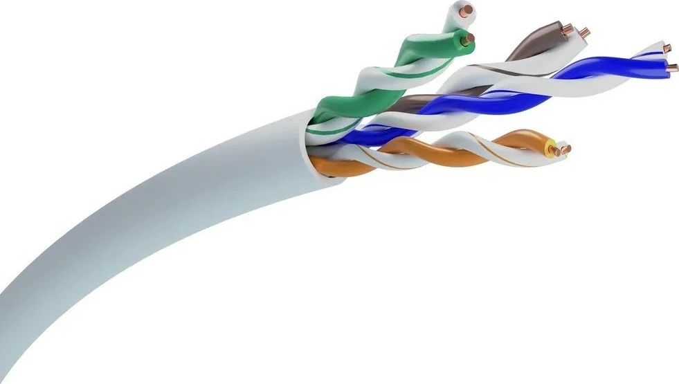 Omrežni kabel CAT5E UTP Extralink V2, 25 m, sivi