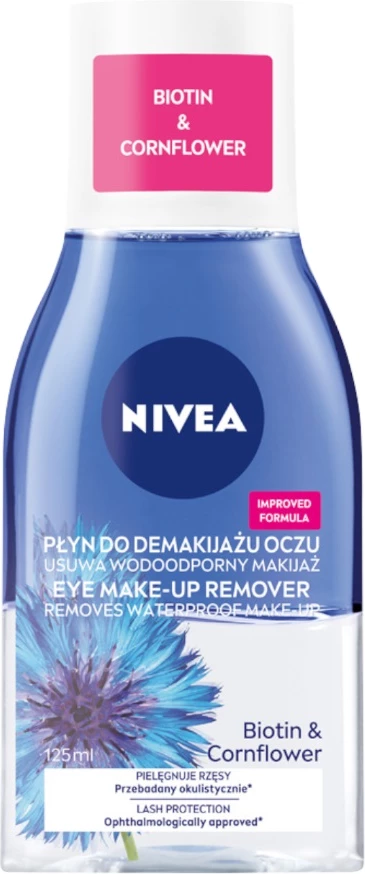 Dvofazni odstranjevalec ličil za oči, Nivea, za ženske, 125 ml