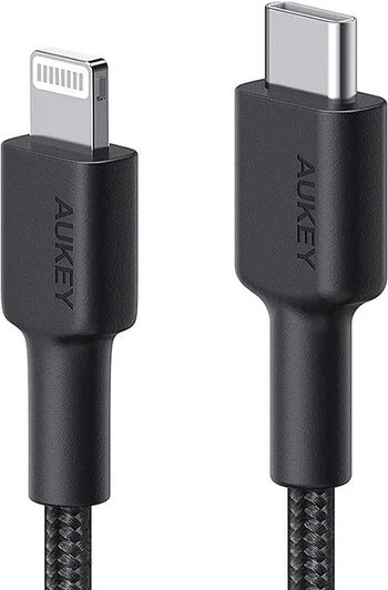 USB kabel AUKEY CB-CL03, 2 m, črn