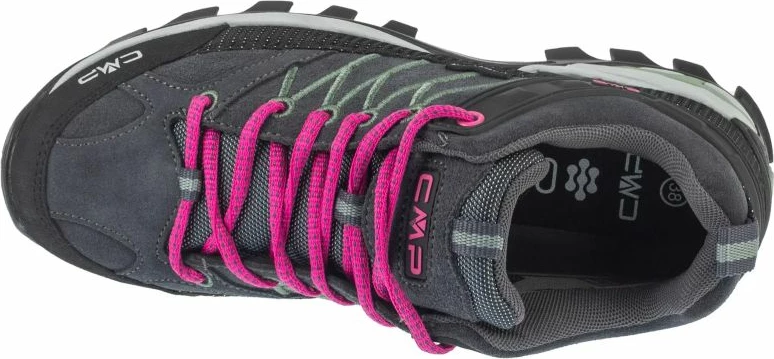 Outdoor superge za ženske CMP Rigel Low, črno/rožnate