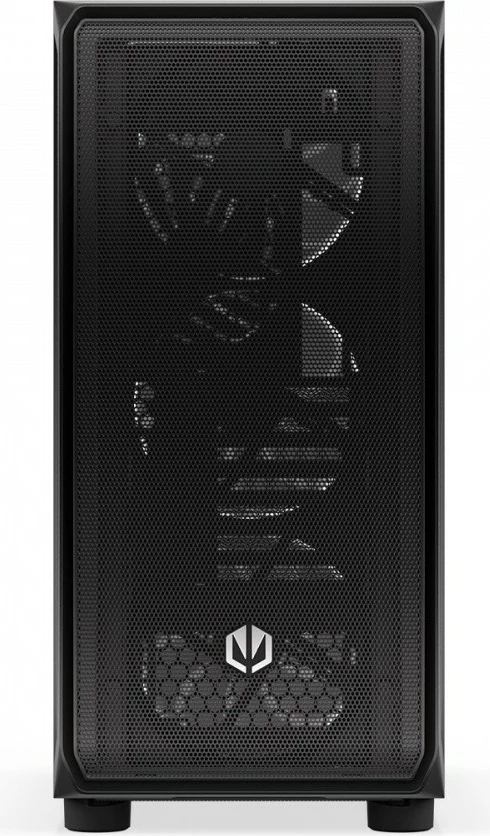 Midi tower ohišje z dobro zračno prepustnostjo, Endorfy Arx 500 Air EY2A010, ATX/Micro ATX/Mini ITX, 5 ventilatorjev, črno