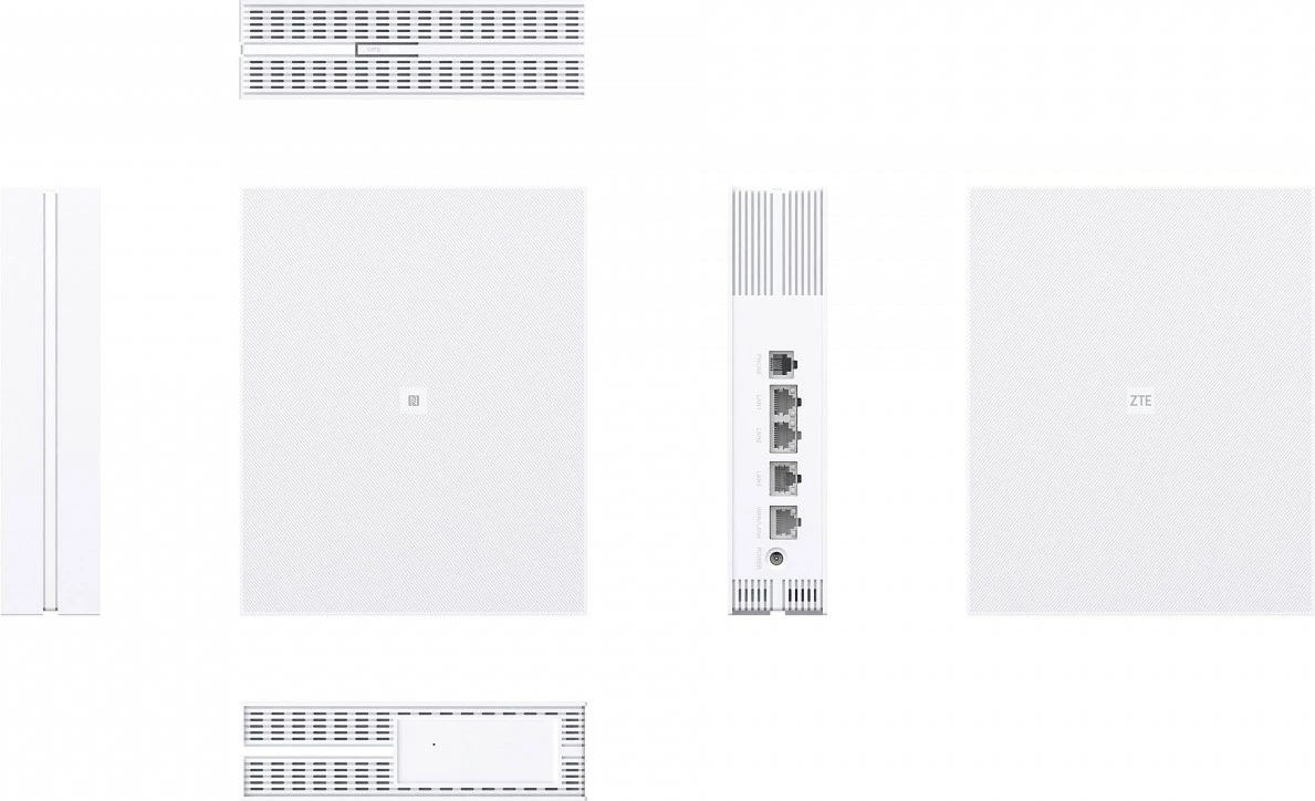 Usmerjevalnik ZTE T5400 IDU, xDSL, 6 anten, 4x Gigabit Ethernet, bel