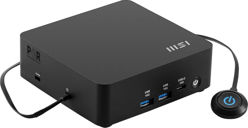 Mini računalnik MSI Cubi NUC AI 1UMG-005EU, Intel Core Ultra 7 155H, 16GB RAM pomnilnik, 1TB SSD, Wi‑Fi/BT, Windows 11 Pro, črn