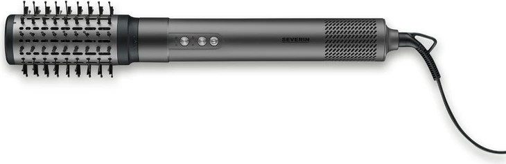Električna krtača za lase Severin WL 0683, 1500 W, 4 nastavki, antracit/srebrna Električna krtača za lase Severin WL 0683, 1500 W, 4 nastavki, antracit/srebrna