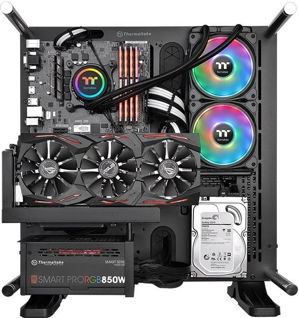 Vodeno hlajenje za procesor RGB 360, 3 RGB ventilatorji, Thermaltake Floe DX TT Premium Edition