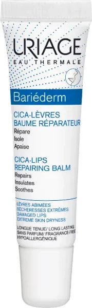 Balzam za ustnice Uriage Bariéderm Cica Lips Repairing Balm, unisex, 15 ml