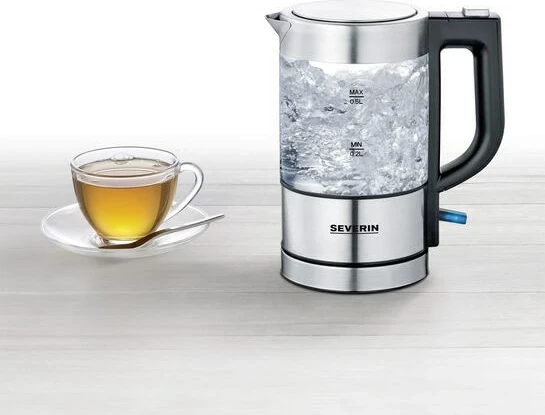 Električni ibrik 0,5 L, 1100 W, srebrn — Severin WK 3472