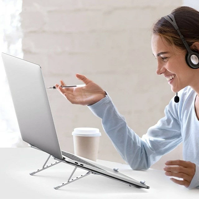 Nastavljiv nosilec za prenosnik UGREEN LP451, srebrn