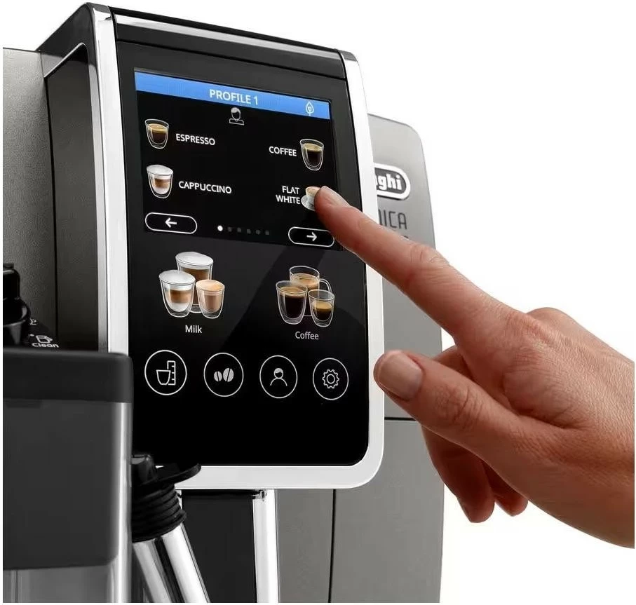 Aparat za kavo De'Longhi Dinamica Plus ECAM 380.95.TB, titan