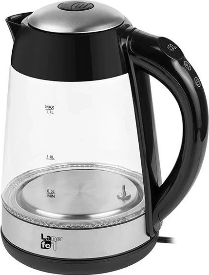 Električni grelnik vode, 1,7 L, črn in srebrn Lafe Run CEG015