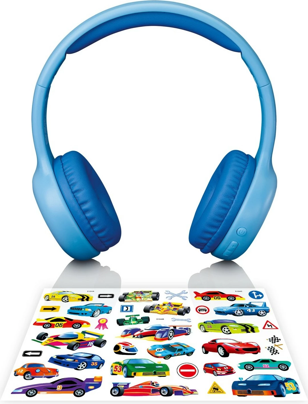 Otroške slušalke Lenco HPB-110BU, Bluetooth, zložljive, modre