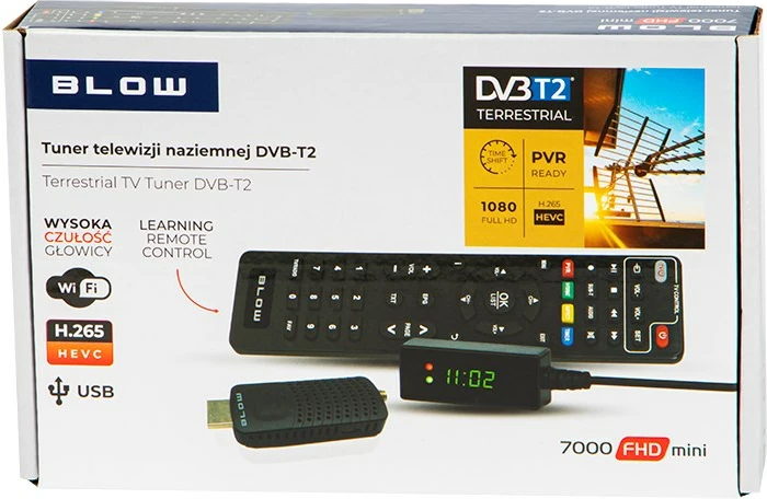 Televizijski sprejemnik Blow 7000FHD MINI H.265, DVB-T2, tuner