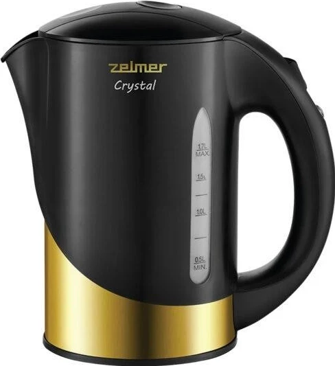 Električni grelnik vode Zelmer ZCK7630G, 1,7 L, črn