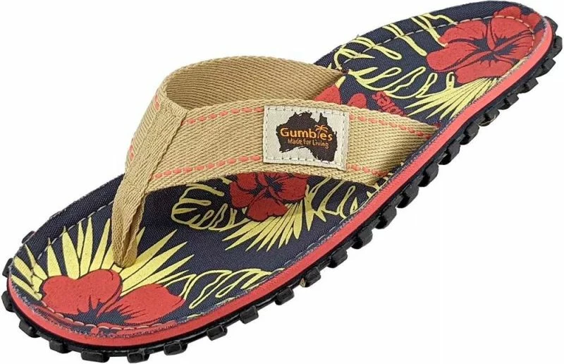 Barve v več barvah Gumbies flip-flops za ženske