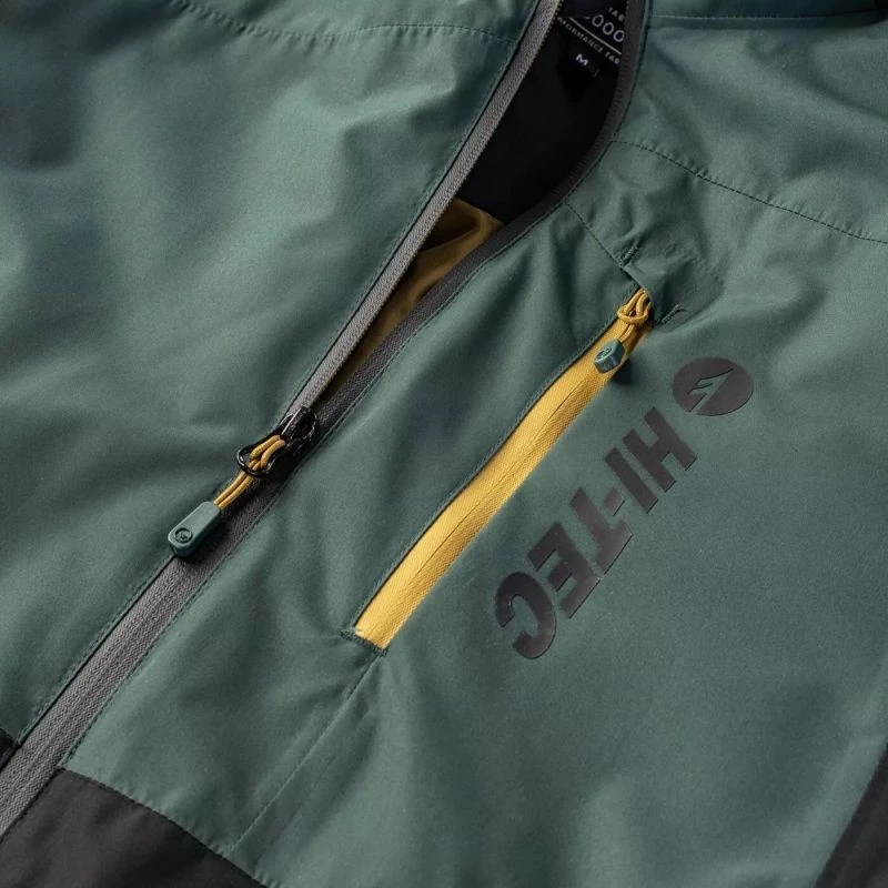 Zunanja jakna za moške Hi-Tec, črna in zelena