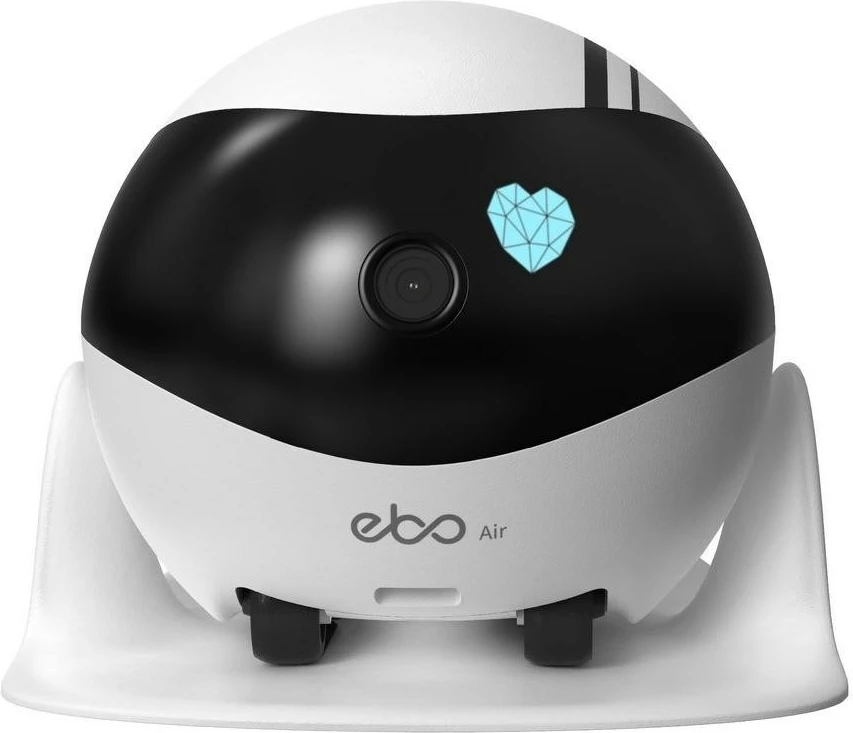 Pametni robotski nadzor z kamero ENABOT Ebo Air, WH287302, bela/črna