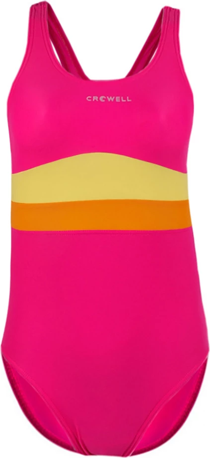 Bikini za otroke Crowell, rožnato-oranžno-rumene