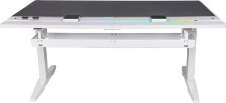 Gaming miza z nastavljivo višino Thermaltake G700 RGB, LED, bela/črna