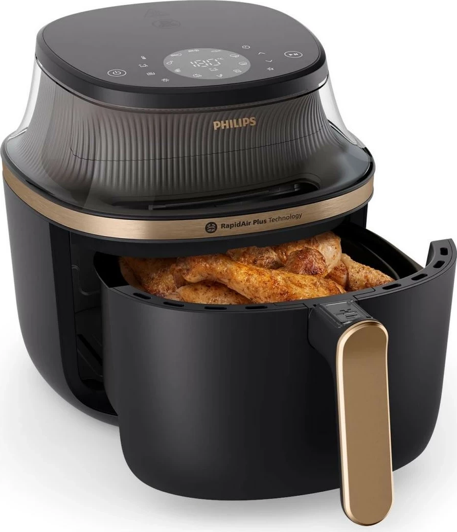 Zračni fryer Philips Ovi XL 3000 NA332/00, 6,2 l, črno/zlato Zračni fryer Philips Ovi XL 3000 NA332/00, 6,2 l, črno/zlato