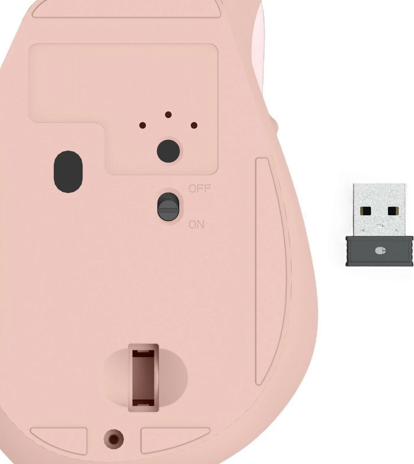 Brezžična miška Hama WM-500, 1600 DPI, rožnata