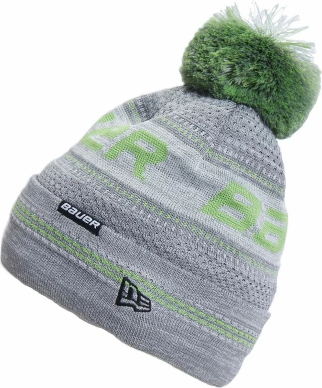Zimska kapa za otroke Bauer, siva in črna