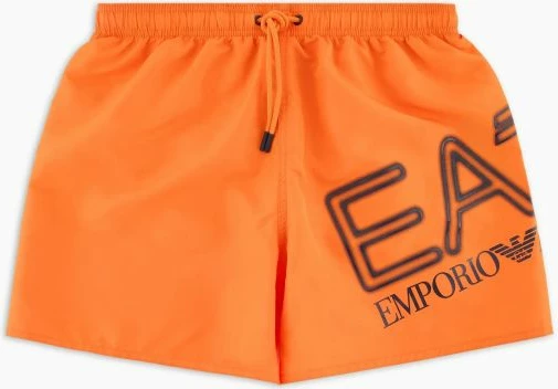 Plavalne hlače Emporio Armani za moške, oranžne