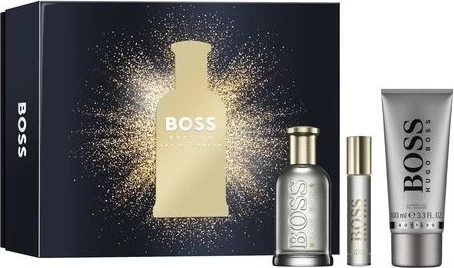 Eau de Parfum set za moške Boss Bottled, Hugo Boss, 100 ml + 10 ml + gel za prhanje 100 ml