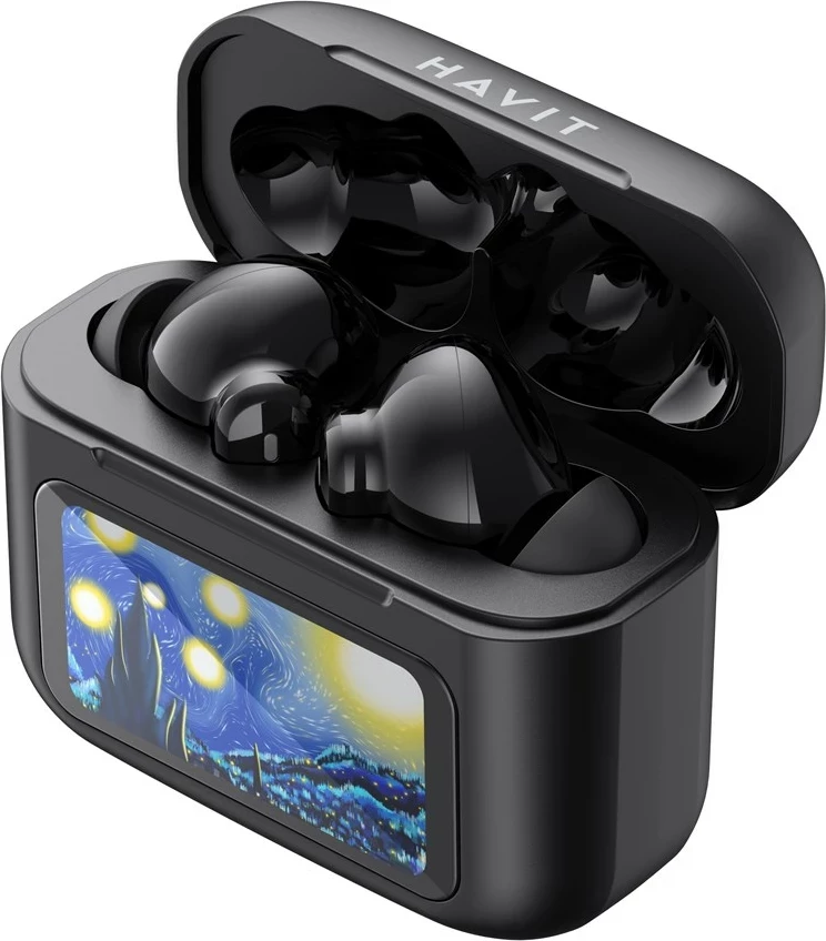 Brezžične slušalke za glasbo in klice HAVIT TW956, TWS, črne