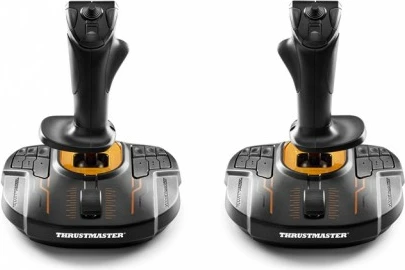 Dvojni joystick za vesoljske simulacije Thrustmaster T.16000M FCS Space Sim Duo Stick, 16 tipk, USB, PC, črno/oranžen