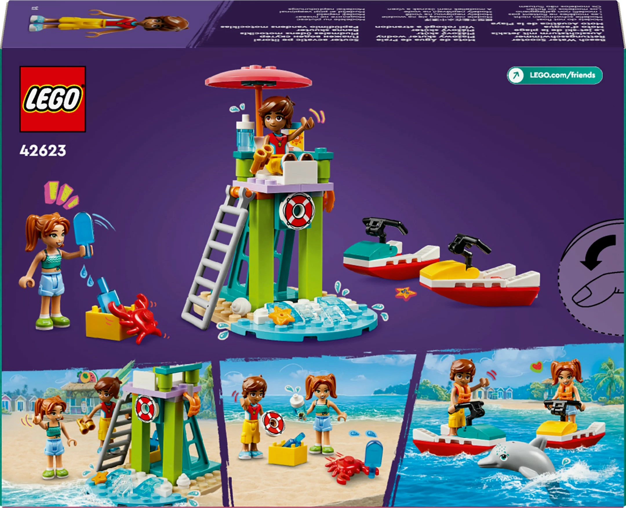 Kula za opazovanje z jetskijem LEGO Friends 42623, 84 kosov, večbarvno