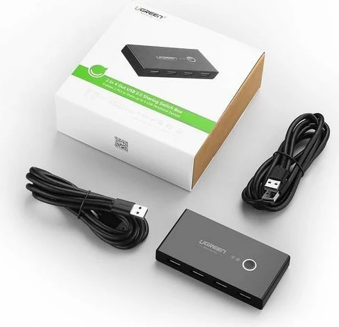 USB stikalo Ugreen 30767, 6 vrat, 1,5 m, črno USB stikalo Ugreen 30767, 6 vrat, 1,5 m, črno