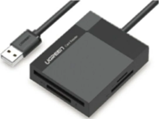 Bralnik kartic UGREEN 30231, USB 3.2 Gen 1, črn Bralnik kartic UGREEN 30231, USB 3.2 Gen 1, črn