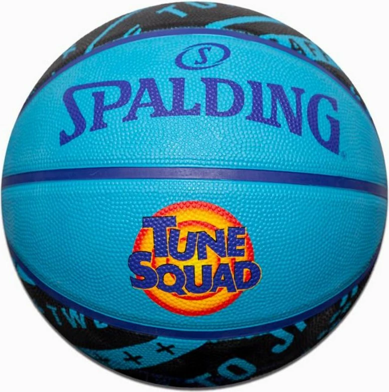 Zunanji košarkarski žog Spalding Space Jam Tune Squad IV, moder, velikost 7