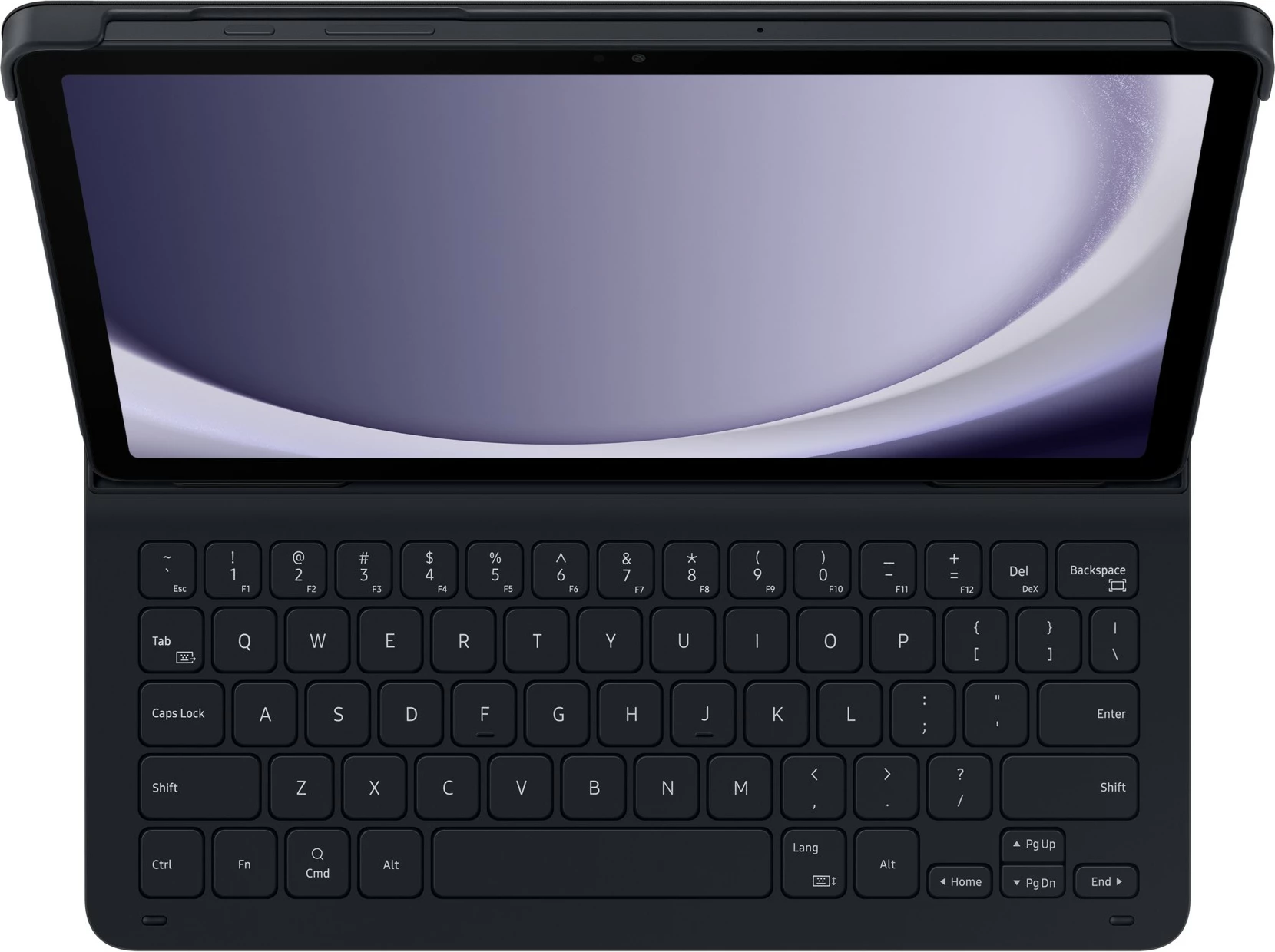 Ovitek s tipkovnico za Galaxy Tab A9+, Samsung Book Cover Slim EF-DX211BBGGDE, črn Ovitek s tipkovnico za Galaxy Tab A9+, Samsung Book Cover Slim EF-DX211BBGGDE, črn