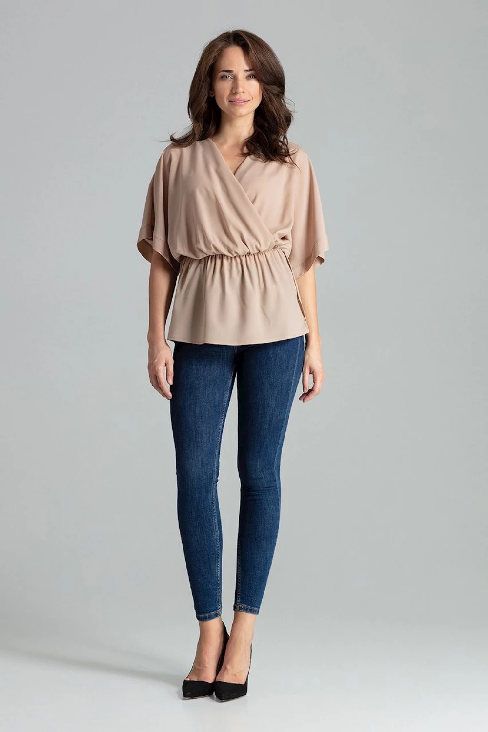 Ženska bluza Lenitif model 135848, bež