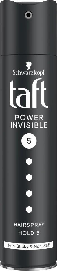 Lak za lase Invisible Power Mega Strong, Taft, 250 ml