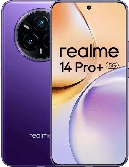 Pametni telefon 5G, 12 GB RAM, 512 GB, Nebula Purple — realme 14 Pro+