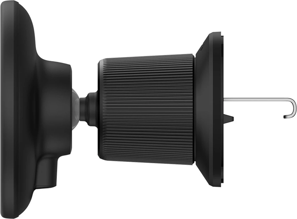 Magnetni nosilec za rešetko zračnika z brezžičnim polnilcem 15W, Baseus CW01, črn