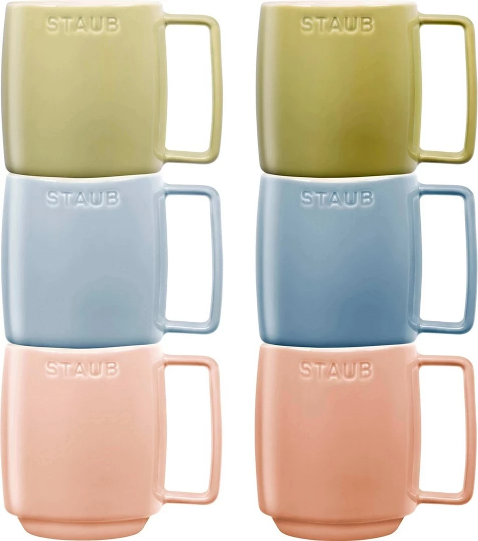 Set keramičnih skodelic 350 ml, 6 kosov, večbarvne STAUB