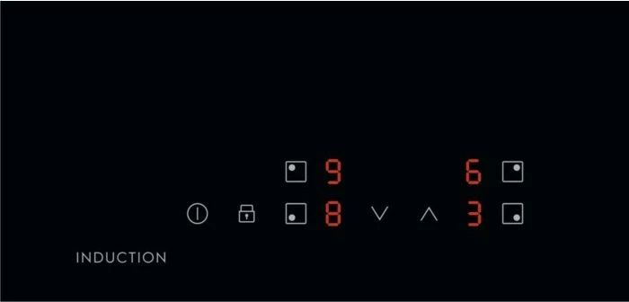 Indukcijska plošča Electrolux LIL61424C, 60 cm, 4 kuhališča, črna