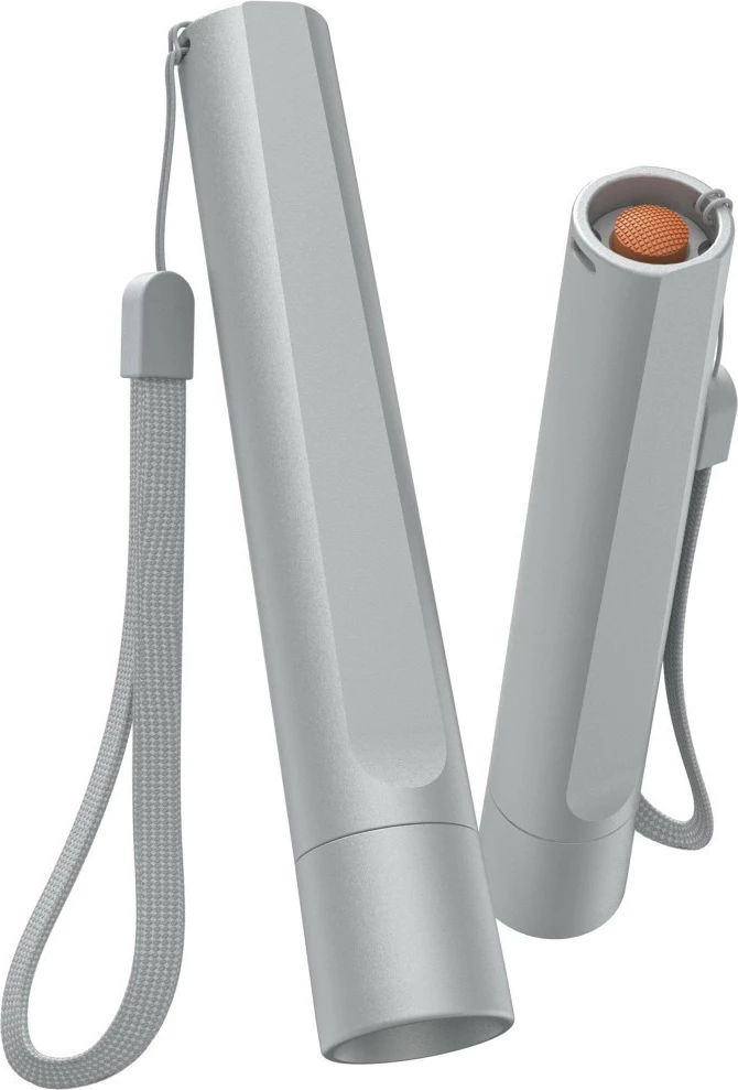 Ročna svetilka, 120 lm, 50 m, 3 načini Hama FL100, srebrna