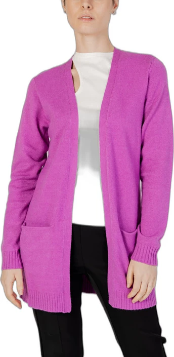 Kardigan za ženske Vila Clothes, roza