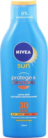 Losjon za sončenje Protect and Bronze NIVEA Sun SPF30, 200 ml unisex