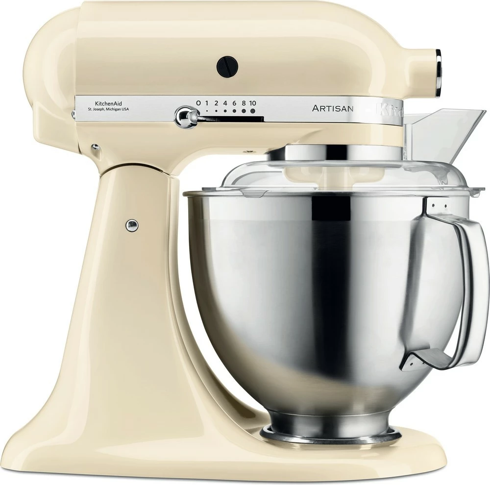 Kuhinjski mešalnik 4,8 L, krem, KitchenAid 5KSM185PSEAC