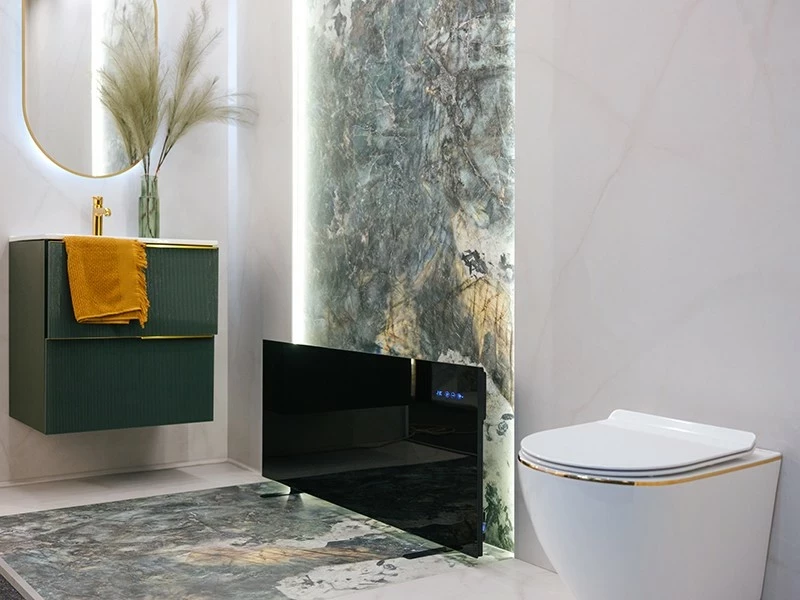 Konvektor Lafe IR ThermoSmart 700 W, pameten, črn