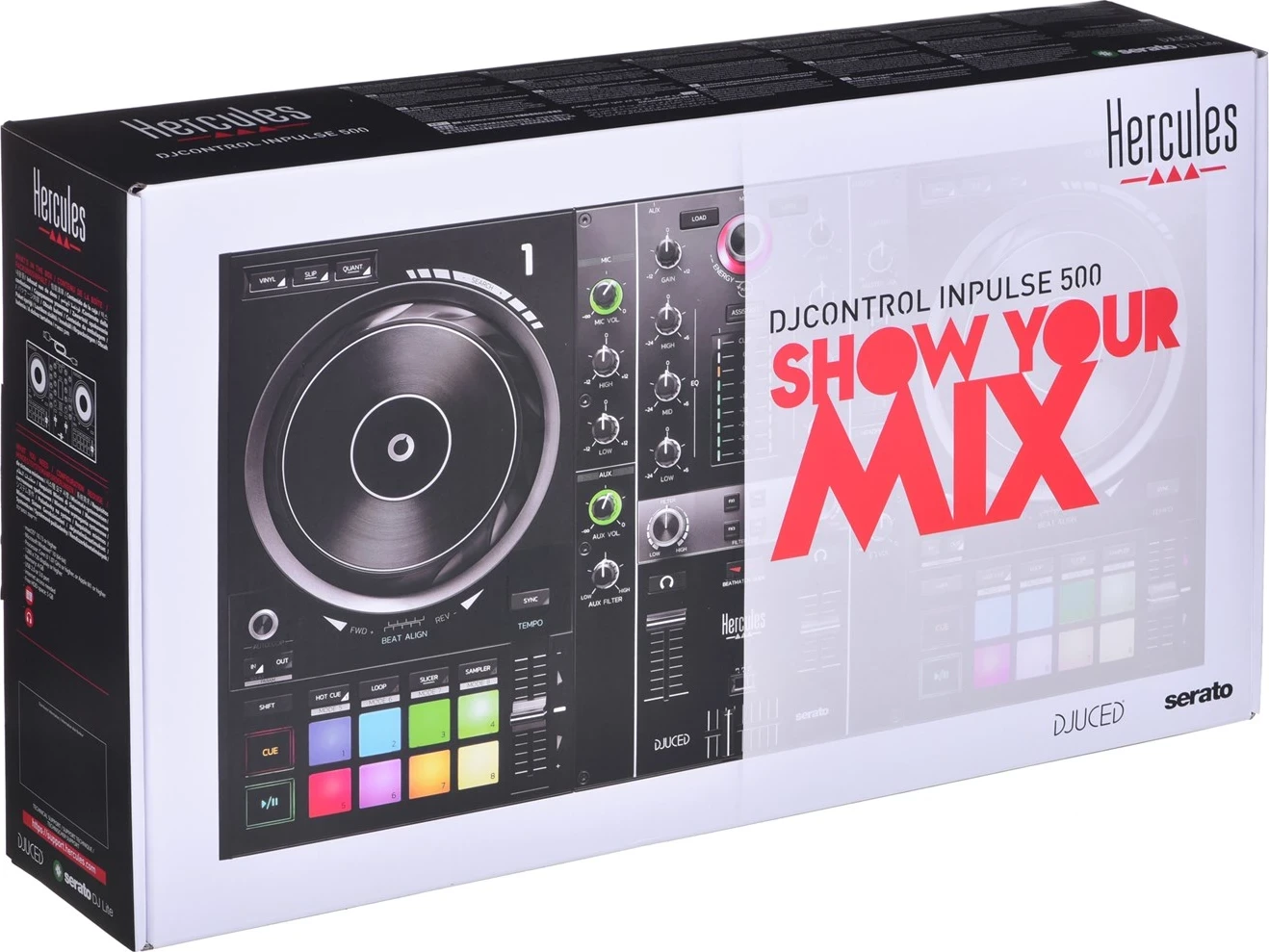 DJ-kontroler Hercules Inpulse 500, črn