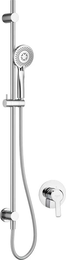 Vgradni tuš set z drsno palico, krom (deante)