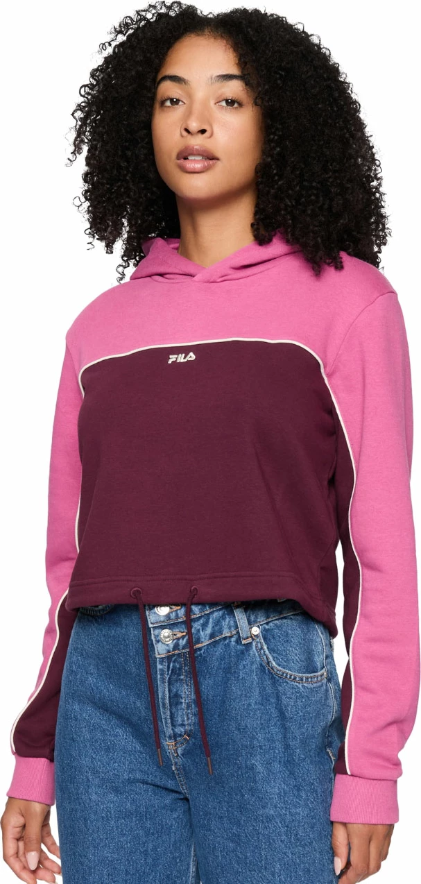 Pulover za ženske Fila Laagna, rožnato-rdeč