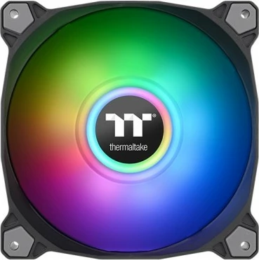 Ventilatorji za računalniško ohišje Thermaltake Pure Duo 12 ARGB Sync, 2 kosa, 120 mm, črni